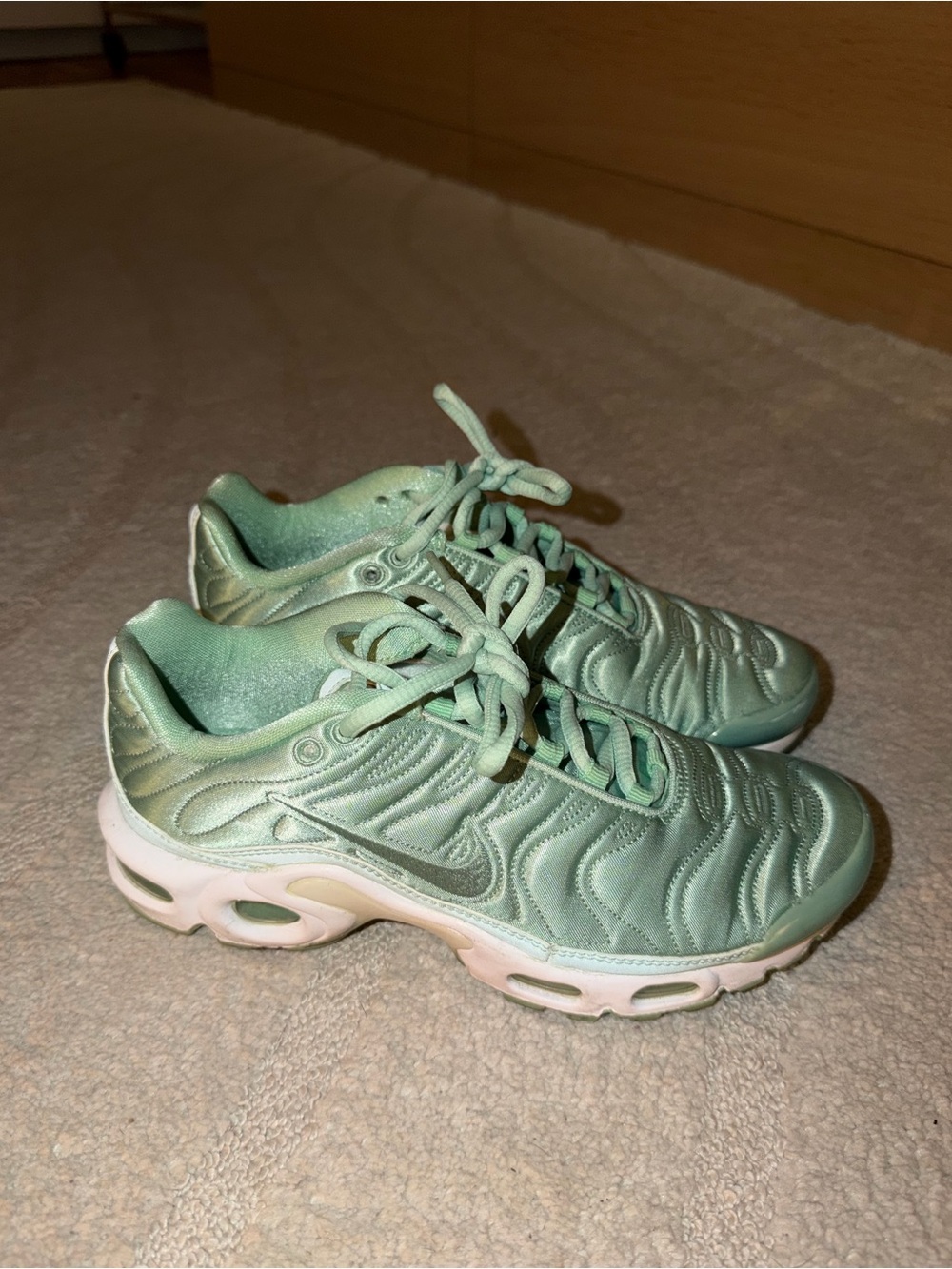 Nike Air Max Plus Tn Satin Enamel Green